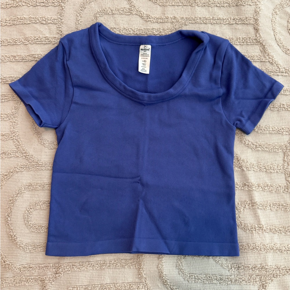 90 Degree By Reflex Kids Short Sleeve Tee in Blue